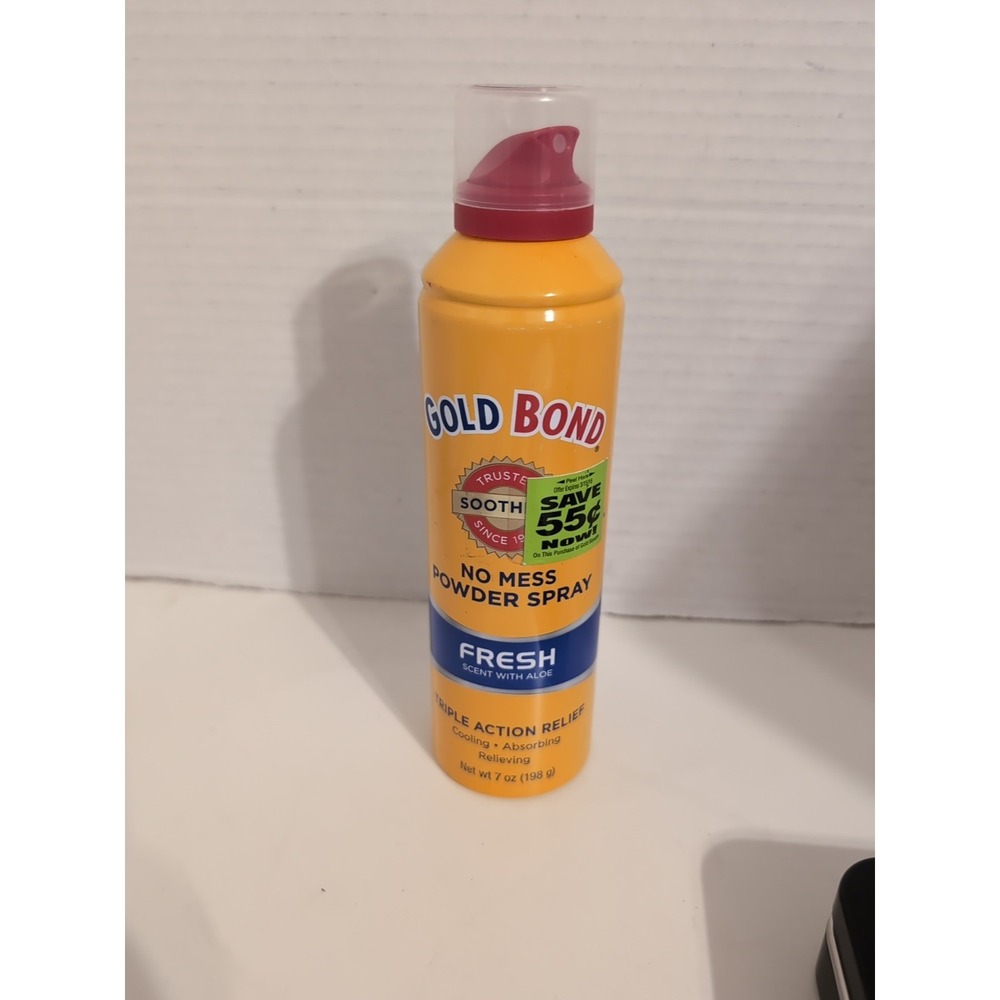 Gold Bond‎ No Mess Body Powder Spray Fresh Scent With Aloe & Talc 7oz